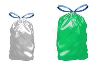 Draw Tape Plastic Garbage Bags