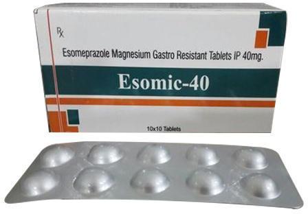 40mg Esomic Tablets, Packaging Type : Carton Box