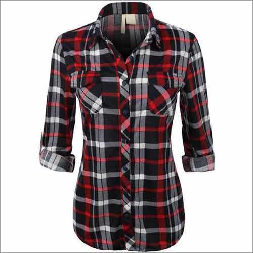 LCS-06 Ladies Checkered Shirts
