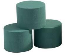 Cylinder Shaped Floral Foams, Color : Green