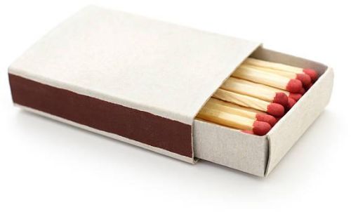 Plain Safety Match Box