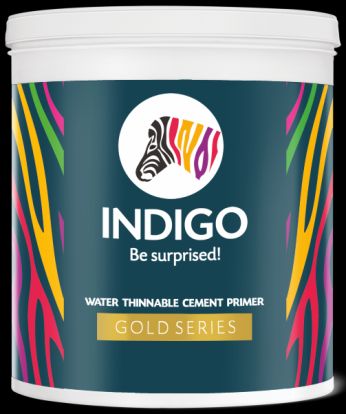 Gold Series Water Thinnable Cement Primer Indigo Paint