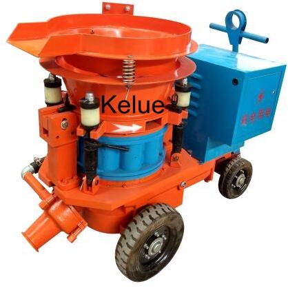 Channels Use Air Driven Concrete Shotcrete Machine