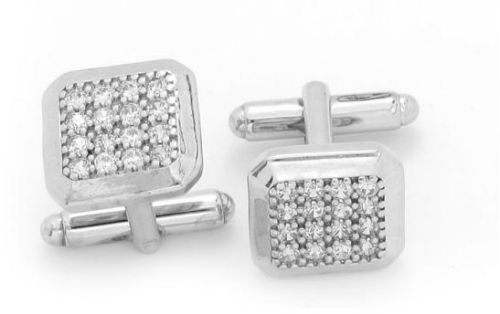 Tiara Jewellery Silver Cufflinks