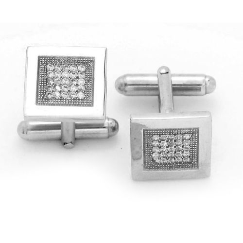 Tiara Jewellery Silver Cufflinks