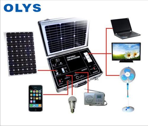 Portable Solar Generator, Brand Name : OLYS for Power generation
