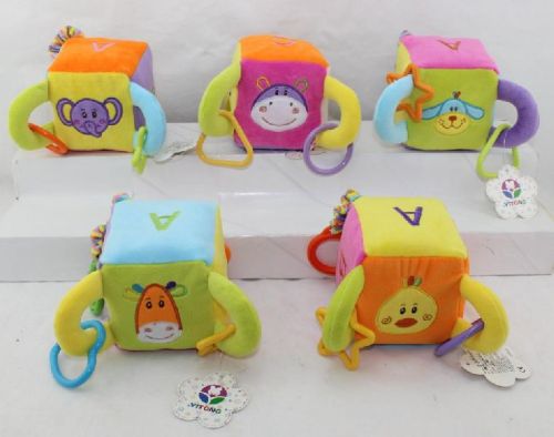 10CMX10CM Colourful Plush Magic Cube Toy