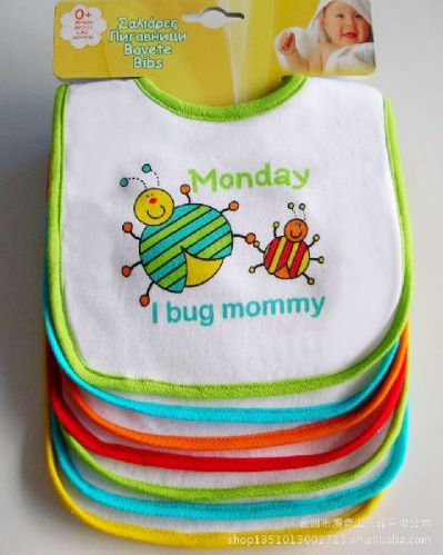 7-pack Baby Bibs For A Week