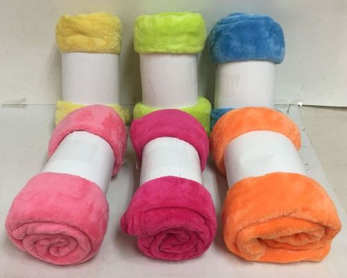 Plain Flannel Fleece Blanket