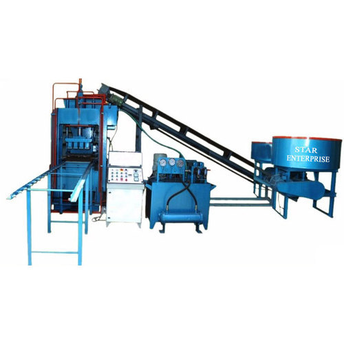 Cement Block Brick Making Machine, Power : 28 H.P