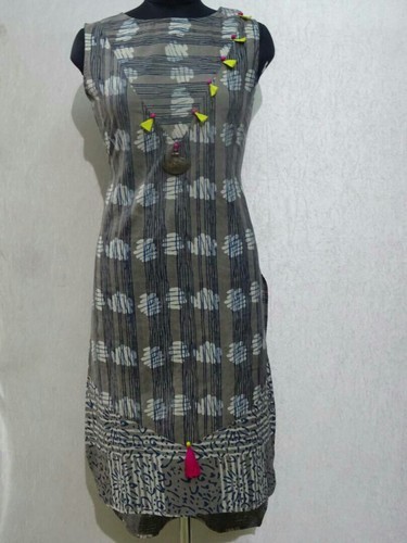 Dabu Printed Kurtis, Style : Casual