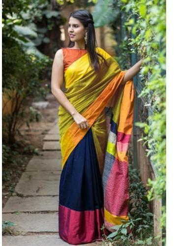 Mahapar Handloom Silk Sarees, Packaging Type : Carton