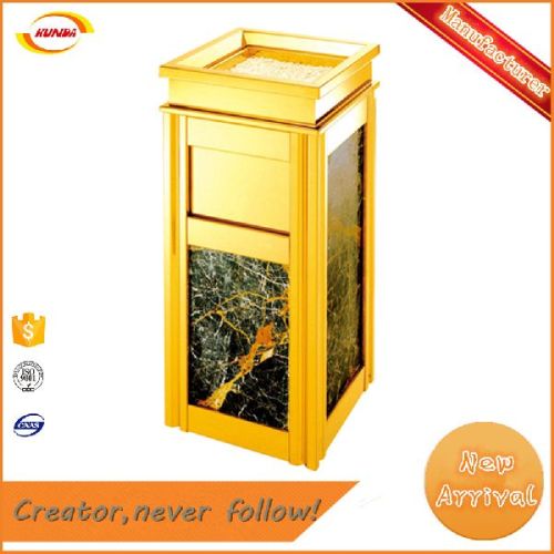 SS Public Decorative Advertising Dustbin, Brand Name : KUNDA for INDOOR
