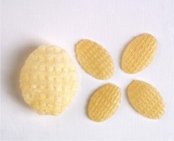 Oval Shaped 3D Papad