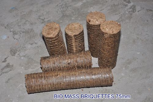 Bio Mass Briquettes 75 Mm