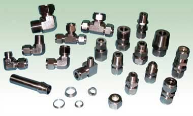 Elbow Double Ferrule Tube Fittings, For Industrial
