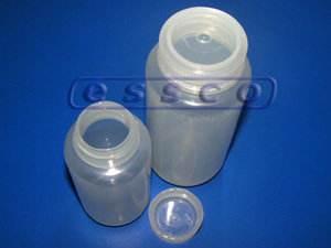Plain Wide-Mouth Polypropylene (PP) Storage Bottles