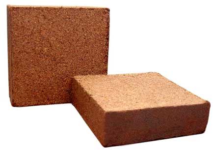 Coco Peat Blocks, Size : 30x30x30