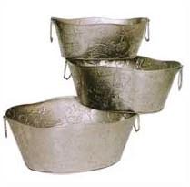 Polished Plain Iron Planter, Capacity : 0-10ltr