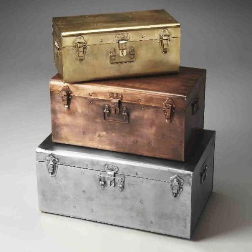 Iron Storage Trunks, For Commercial Use, Home Use, Hotel Use, Motels Use, Size : 15x15, 20x15, 25x20