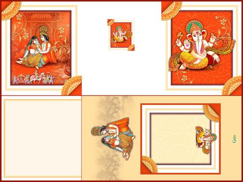 Royal Ganapathi Wedding Card