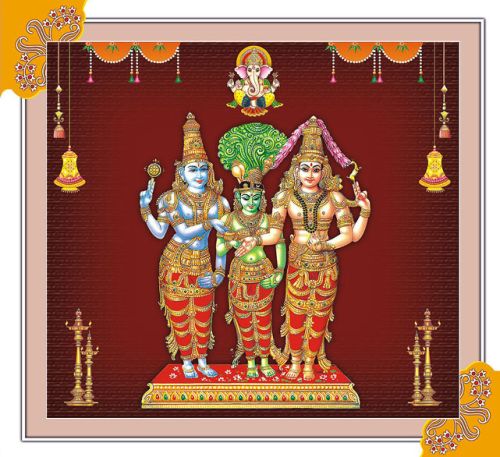 Royal Meenakshi Kalyanam Wedding Card