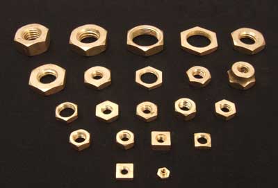Brass Hex Nuts