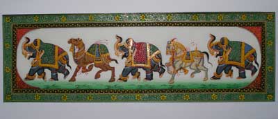 Polished Acrylic Miniature Painting, Style : Abstract