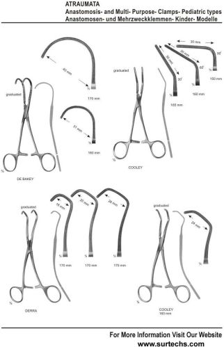 Atraumata De Bakey, Derra, Cooley Forceps