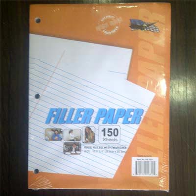 Filler Paper, For Stationery, Size : A4 (21 X 29.7)