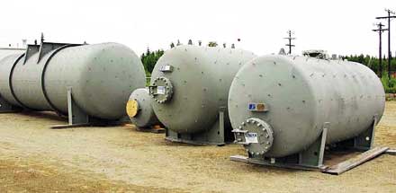 Polished Blowdown Tank, Technique : Hot Rolled