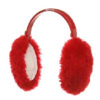 Woolen Winter Earmuff, Color : Red