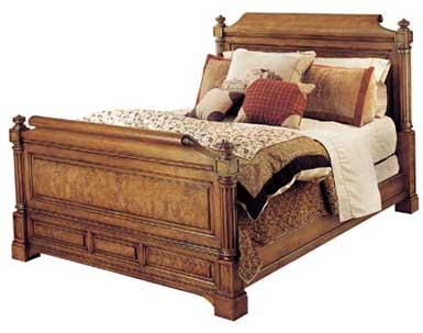 Wooden bed, Finishing : Polished