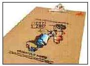 Rectangular Plastic Exam Writing Board, For College, School, Pattern : Plain, Printed