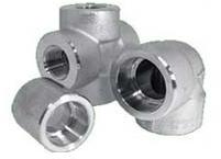Alloy Steel Forged Pipe Fittings, For Industrial, Color : Metallic, Silver