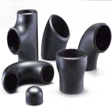 Metal Carbon Steel Pipe Fittings, For Industrial, Color : Metallic, Silver