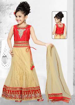 Girls Synthetic Lehenga Choli