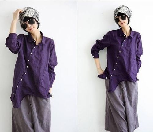 Ladies Linen Colored Top