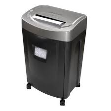 Heavy Duty Paper Shredder, Color : Grey Black