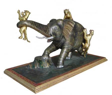 Item Code : WES 003 Wooden Elephant Statue