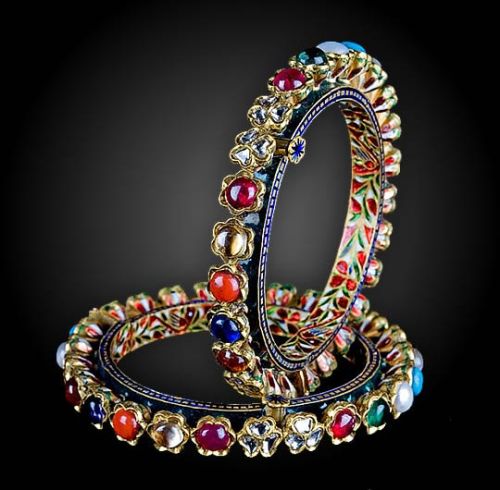 Diamond Polki Bangle