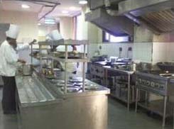 Kitchen Working Table With Sink, For Hotel, Feature : Durable, Easy To Place, Fine Finished, Good Quality