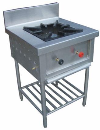 Metal Manual One Burner Cooking Range, Color : Metallic