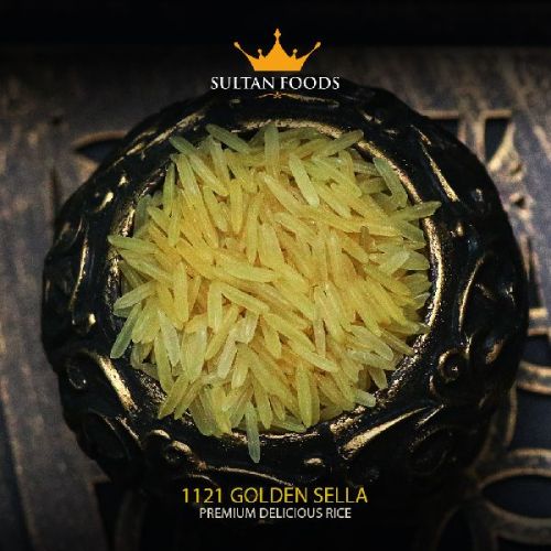 Hard Common Golden Sella Basmati Rice, Color : White