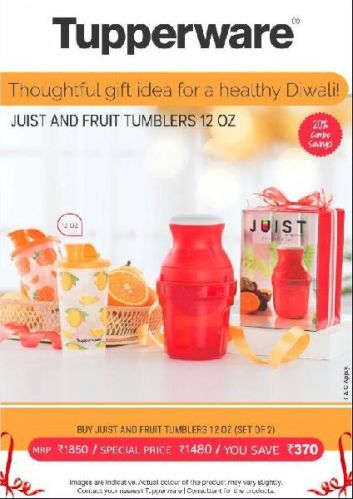 Tupperware Fruit Tumblers