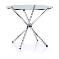 Round Glass Restaurant Table