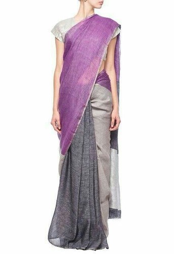 Pure Linen By Linen Saree