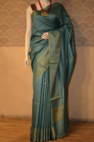 Tusser Munga Silk Saree