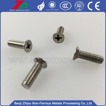 Tantalum Flat Phillips Bolt