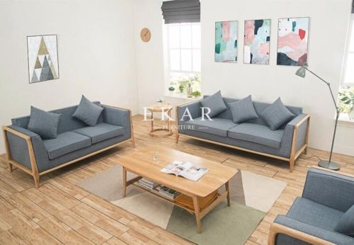 Solid wood Italian Furniture Fabric, Brand Name : Ekar for living room